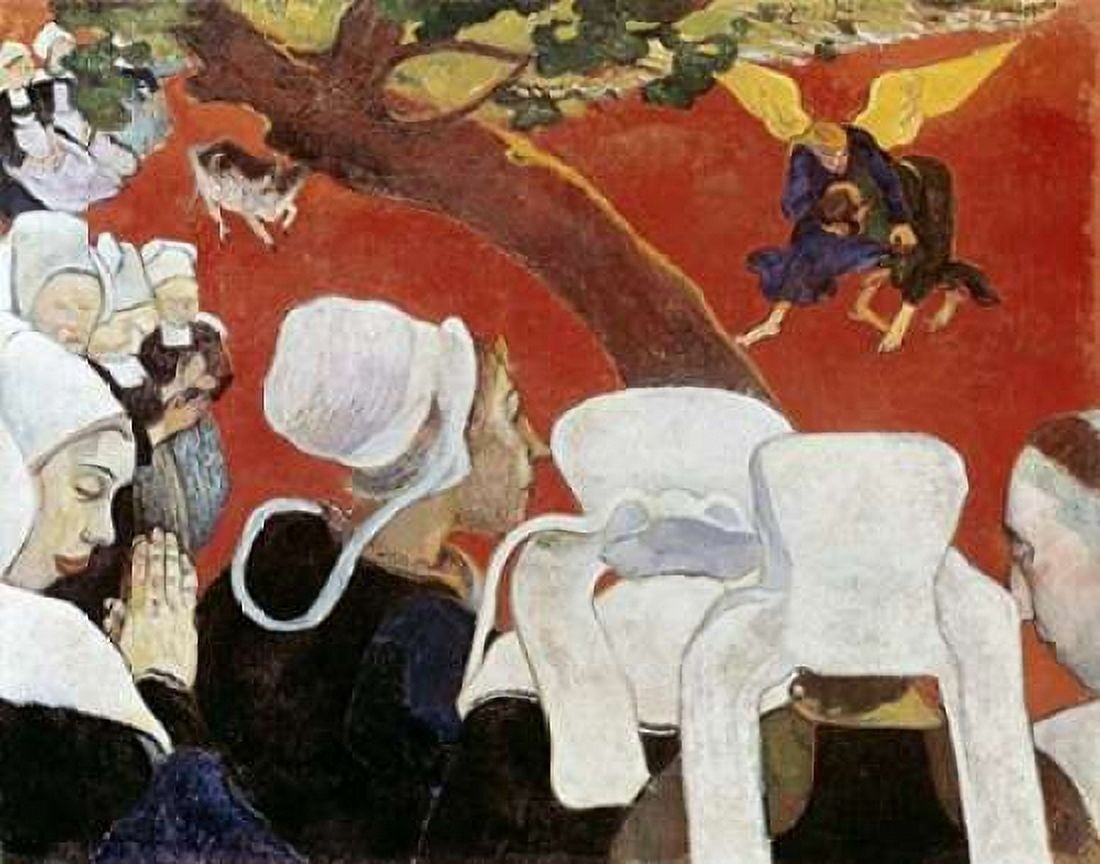 Vision After the Sermon Canvas Art - Paul Gauguin (22 x 28)