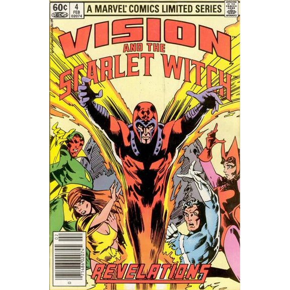 Vision And Scarlet Witch (Vol. 1) #4 (Newsstand) VF ; Marvel Comic Book
