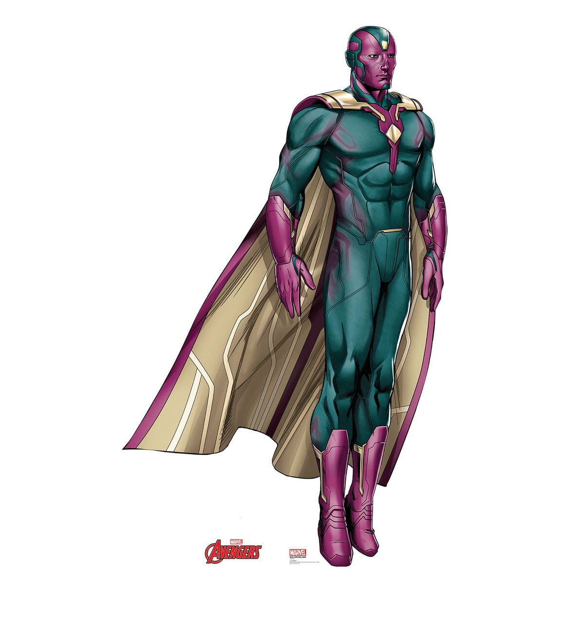74'' Vision Avengers Animated Cardboard Standup
