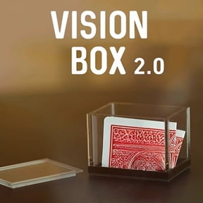 Vision Box 2.0 Magic Tricks Playing Card Prediction Box Magia Magician Close Up Street Illusions Gimmicks Mentalism Props