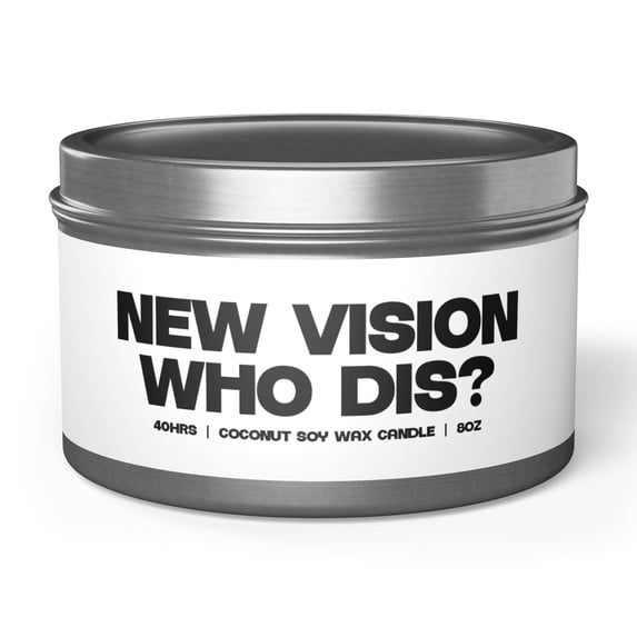 Vision Cataract Surgery Eye Tin Candle Gifts Home Office Decor Vanilla