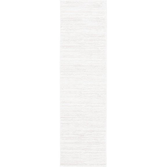 Vision Collection Runner Rug - 2'2" x 6', Ivory, Modern Ombre Tonal Chic Design, Non-Shedding & Easy Care, Ideal for High Traffic Areas in Living Room, Bedroom (VSN606J)