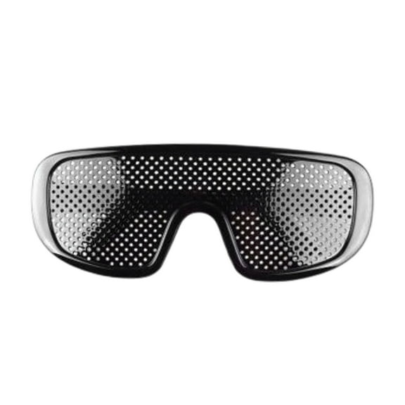 Vision Correction Glasses Eyesight Improvement Glasses Pin Hole Glasses Anti-Fatigue Eye Protection Glasses Lightweight Frame for Women Men,Black,1PCS