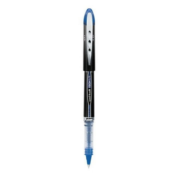 Vision Elite Roller Ball Pen, Stick, Extra-Fine 0.5 Mm, Blue Ink, Blue Barrel | Bundle of 2 Each