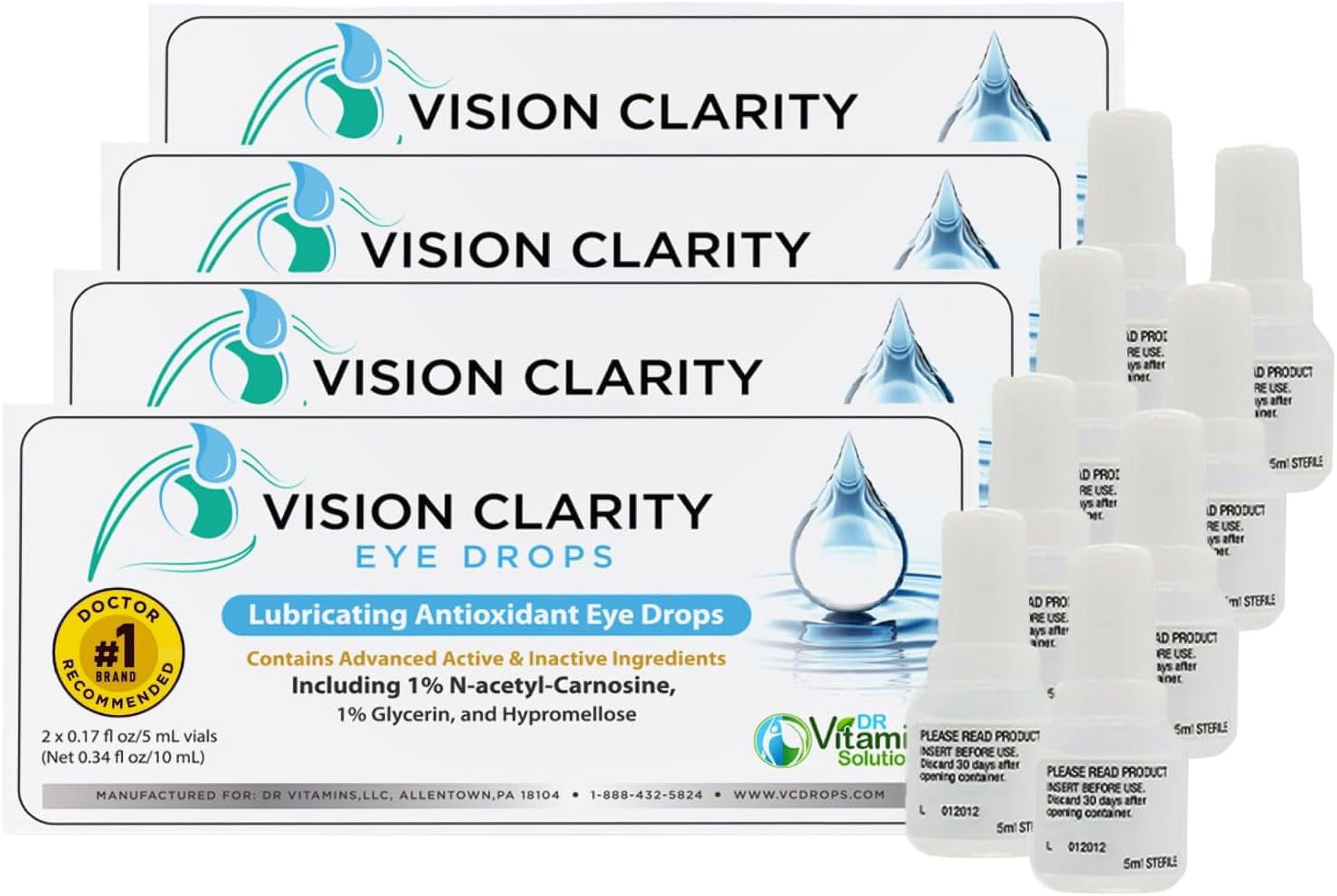 Vision Eye Drops NAC Carnosine Drops For Cataracts, With