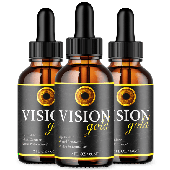 Vision Gold Vision Support Drops Advanced Formula Eye Health Supplement VisionGold 90 Servings
