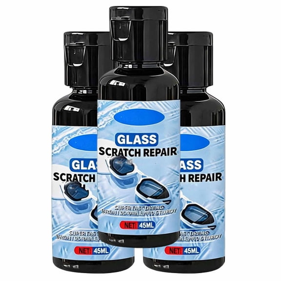Vision Lens Scratch Remover,Fast Action Glass Scratch Repair,Scratch Remover For Eyeglasses,45ml,Eye Glass Scratch Remover,Effectively Restore The Surface Of All Types Of Glasses (3pcs)