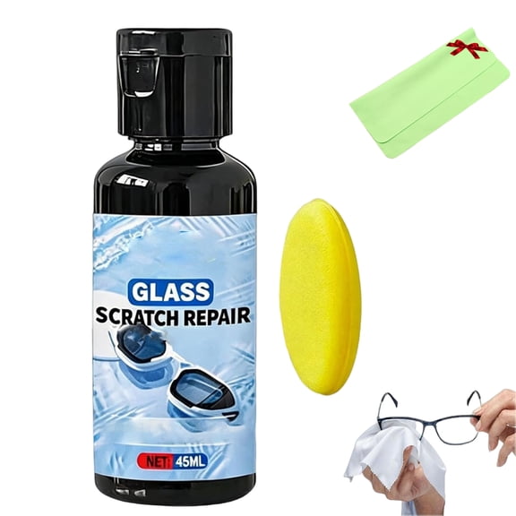 Vision Lens Scratch Remover, Glass Scratch Repair, Scratch Remover for Eye Glasses, Eye Glass Scratch Remover, Effectively Restore for All Types Glasses Surface (1PC)