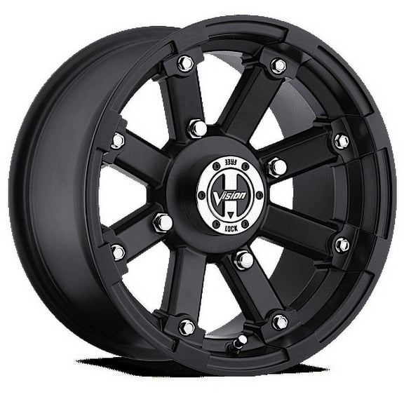 Vision Lockout 12X8 Matte Black Wheel