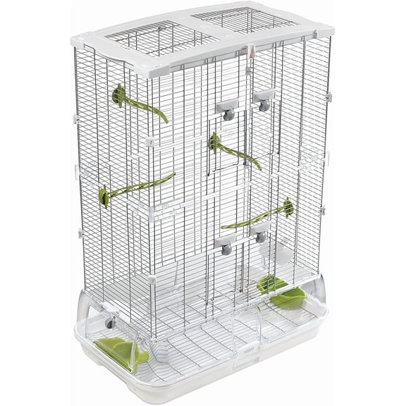 Vision M02 Wire Bird Cage, Bird Home for Parakeets, Finches and Canaries | Tall Medium