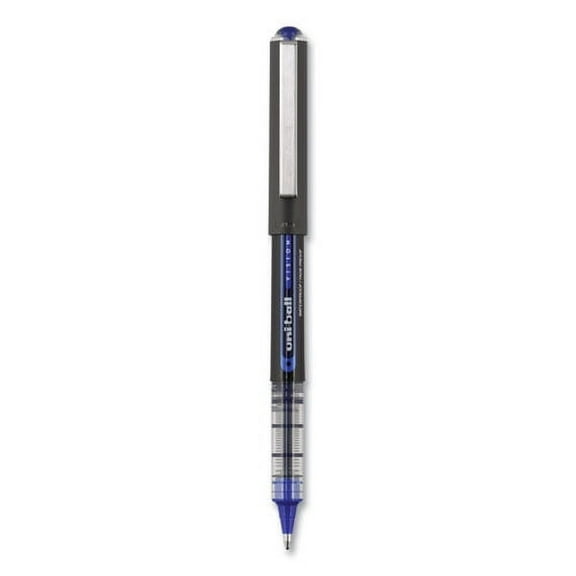 "Vision Roller Ball Pen, Stick, Bold 1 Mm, Blue Ink, Black/blue Barrel, Dozen | Bundle of 2 Dozen"