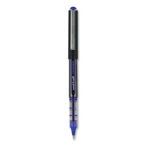 Vision Roller Ball Pen, Stick, Micro 0.5 Mm, Blue Ink, Blue/gray Barrel, Dozen | Bundle of 2 Dozen
