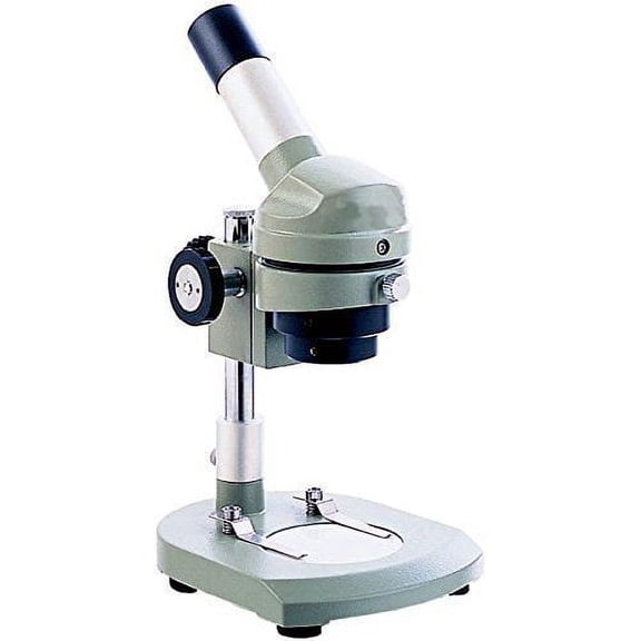 Vision Scientific All Purpose Dissecting Microscope, WF 10X Eyepiece, 20X Magnification, Monocular, 45 Inclined, 360 Rotatable Head, 2X Objective