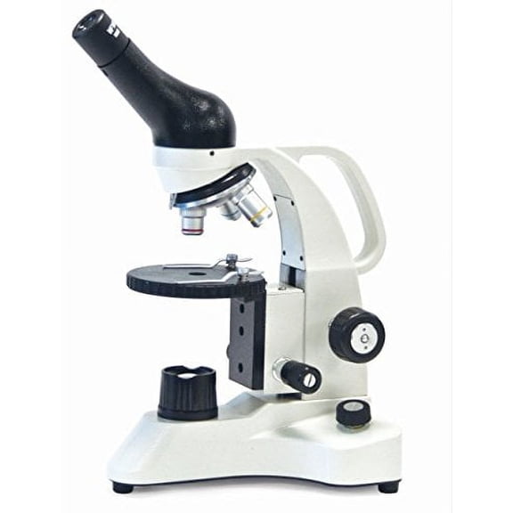Vision Scientific LED Microscope, 40-400X Magnification, Reverse Nosepiece, LED Illumination with Intensity Control, Coarse and Fine Focus, 110V Operation