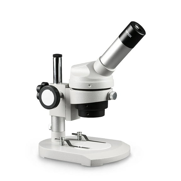 Vision Scientific All Purpose Dissecting Microscope, WF 10X and WF 25X Eyepiece, 20X-50X Magnification, Monocular, 45 Inclined, 360 Rotatable Head, 2X Objective