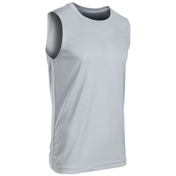 Vision Sleeveless Tee - SILVER - S