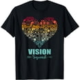 thumbnail image 1 of Vision Squad Heart Funny Optometry Team T-Shirt, 1 of 4