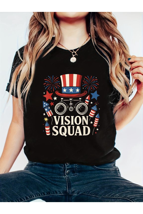 Vision Squad Optometry 4th Of July Family Matching T-Shirt