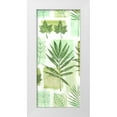 thumbnail image 1 of Vision Studio 10x18 White Modern Wood Framed Museum Art Print Titled - Leaf Impressions VI, 1 of 4