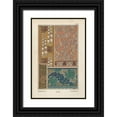 thumbnail image 1 of Vision Studio 11x14 Black Ornate Wood Framed with Double Matting Museum Art Print Titled - Nouveau Decorative X, 1 of 4