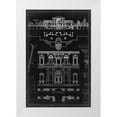 thumbnail image 1 of Vision Studio 11x14 White Modern Wood Framed Museum Art Print Titled - Graphic Architecture III, 1 of 4