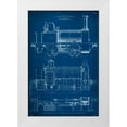 thumbnail image 1 of Vision Studio 11x14 White Modern Wood Framed Museum Art Print Titled - Locomotive Blueprint II, 1 of 4