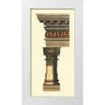 thumbnail image 1 of Vision Studio 11x18 White Modern Wood Framed Museum Art Print Titled - Column and Cornice I, 1 of 4