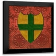 thumbnail image 1 of Vision Studio 12x12 Black Modern Framed Museum Art Print Titled - Noble Crest I, 1 of 5