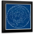 thumbnail image 1 of Vision Studio 12x12 Black Modern Framed Museum Art Print Titled - Stars and Constellations Chart, 1 of 5