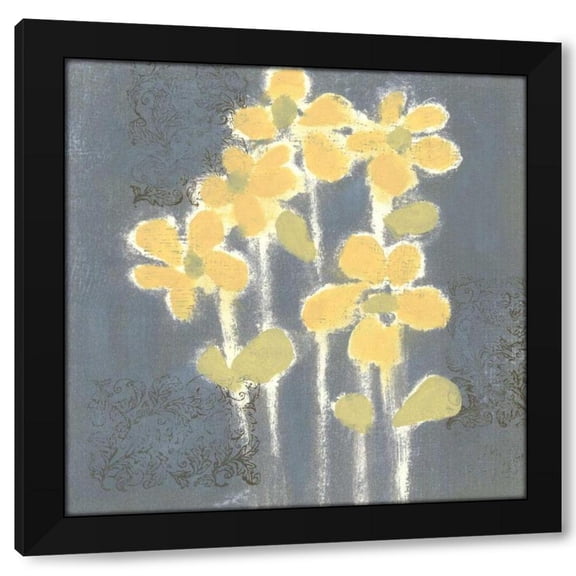 Vision Studio 12x12 Black Modern Wood Framed Wall Art Titled - Sunny Breeze II