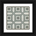 thumbnail image 1 of Vision Studio 12x12 Black Ornate Wood Framed with Double Matting Museum Art Print Titled - Caisson III, 1 of 4