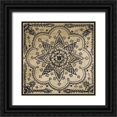 thumbnail image 1 of Vision Studio 12x12 Black Ornate Wood Framed with Double Matting Museum Art Print Titled - Intricate Detail III, 1 of 4