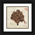 thumbnail image 1 of Vision Studio 12x12 Black Ornate Wood Framed with Double Matting Museum Art Print Titled - Romance du Mer IV, 1 of 4