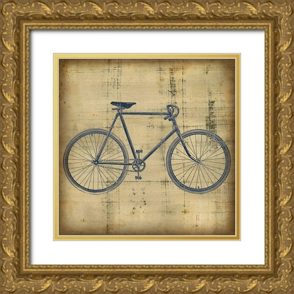 Vision Studio 12x12 Gold Ornate Wood Framed with Double Matting Museum Art Print Titled - Antique Appraisal IX