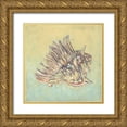 thumbnail image 1 of Vision Studio 12x12 Gold Ornate Wood Framed with Double Matting Museum Art Print Titled - Sand and Sea II, 1 of 4