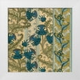 thumbnail image 1 of Vision Studio 12x12 White Modern Wood Framed Museum Art Print Titled - Nouveau Textile Motif VI, 1 of 4