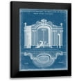 thumbnail image 1 of Vision Studio 12x14 Black Modern Framed Museum Art Print Titled - Garden Treillage Blueprint II, 1 of 5