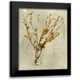 thumbnail image 1 of Vision Studio 12x14 Black Modern Framed Museum Art Print Titled - Impressions in Mustard, 1 of 5