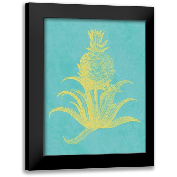 Vision Studio 12x14 Black Modern Framed Museum Art Print Titled - Pineapple Frais II
