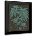 thumbnail image 1 of Vision Studio 12x14 Black Modern Framed Museum Art Print Titled - Shimmering Leaves VII, 1 of 5