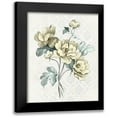 thumbnail image 1 of Vision Studio 12x14 Black Modern Framed Museum Art Print Titled - Victorian Blooms I, 1 of 5