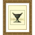 thumbnail image 1 of Vision Studio 12x14 Gold Ornate Wood Framed with Double Matting Museum Art Print Titled - Antica Clementino Urna III, 1 of 4