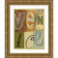 thumbnail image 1 of Vision Studio 12x14 Gold Ornate Wood Framed with Double Matting Museum Art Print Titled - Venice, 1 of 4