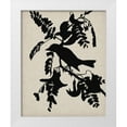 thumbnail image 1 of Vision Studio 12x14 White Modern Wood Framed Museum Art Print Titled - Audubon Silhouette V, 1 of 4
