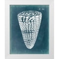 thumbnail image 1 of Vision Studio 12x14 White Modern Wood Framed Museum Art Print Titled - Azure Shell I, 1 of 4