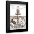 thumbnail image 1 of Vision Studio 13x18 Black Modern Framed Museum Art Print Titled - Courtyard Fountain VI, 1 of 5