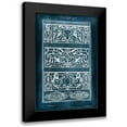 thumbnail image 1 of Vision Studio 13x18 Black Modern Framed Museum Art Print Titled - Ornamental Iron Blueprint I, 1 of 5