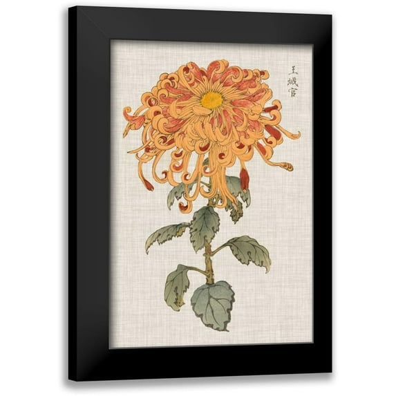 Vision Studio 13x18 Black Modern Framed Museum Art Print Titled - Vibrant Mums I