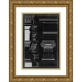 thumbnail image 1 of Vision Studio 13x18 Gold Ornate Wood Framed with Double Matting Museum Art Print Titled - Graphic Architecture II, 1 of 4