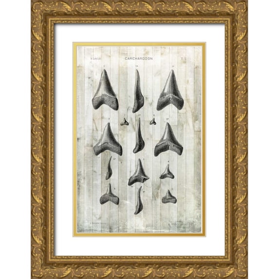 Vision Studio 13x18 Gold Ornate Wood Framed with Double Matting Museum Art Print Titled - Relic Hunter I